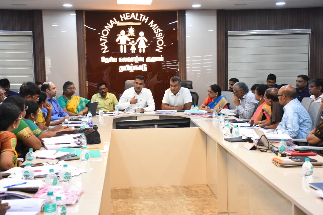 JDHS Review Meeting by Honorable Health Minister